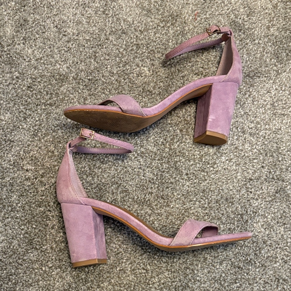 Steve Madden Elegant Purple Women's Block Heel Sandals